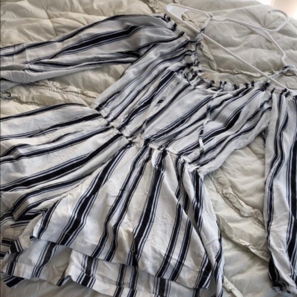 Stripped romper, gift